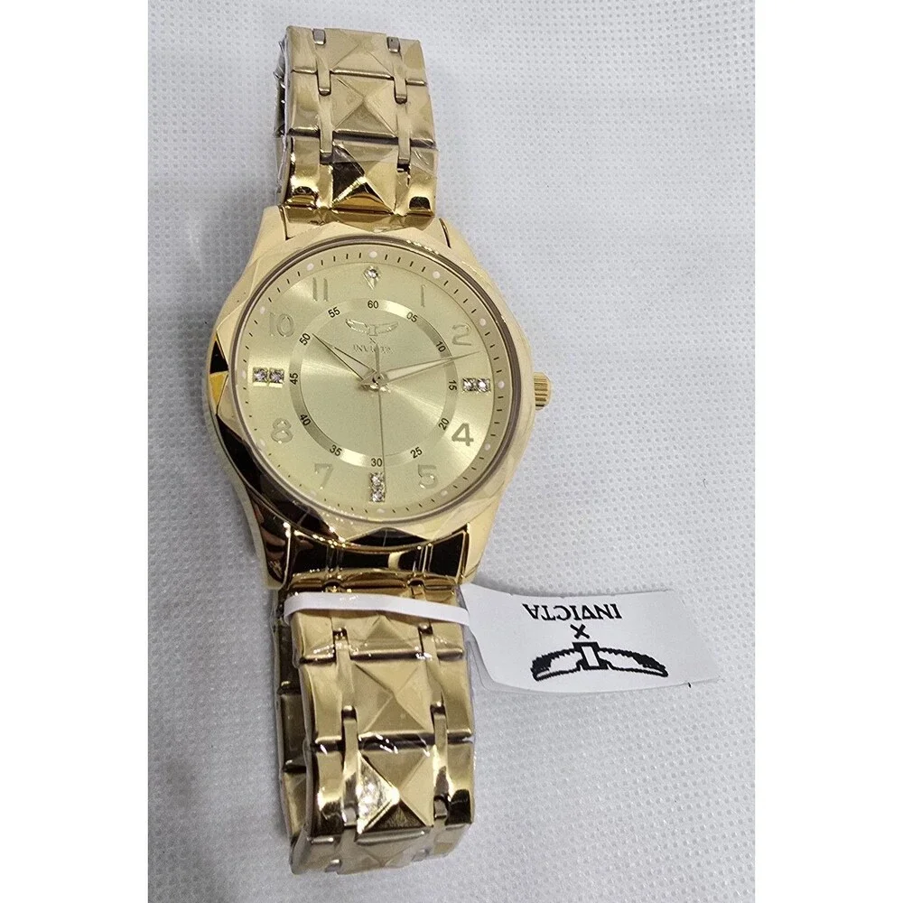 Invicta Specialty I by Invicta Men's Watch 41mm All Gold Toned 69017 Brand New